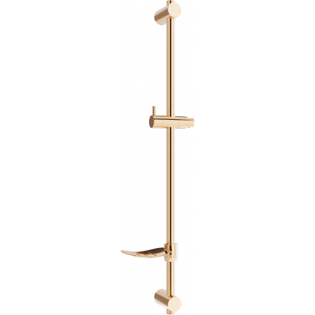 Mexen DF dušo strypas su muilinės laikikliu 80 cm, rožinis auksas - 79382-60