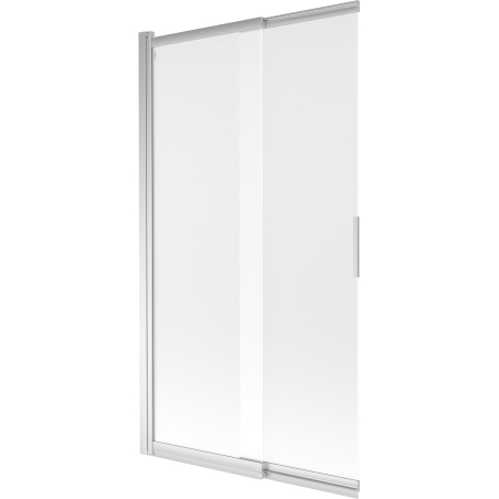 Mexen Fox stumdomas vonios ekranas 2 sparnų, 100 x 150 cm, matinė danga, chromas - 891-100-002-01-30