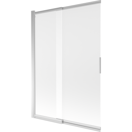 Mexen Fox 2 durų slankus dušo ekranas 120 x 150 cm, matinio stiklo, chromas - 891-120-002-01-30