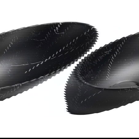 Mexen Elza stalviršinis praustuvas 40 x 33 cm, juodas akmuo - 21014099