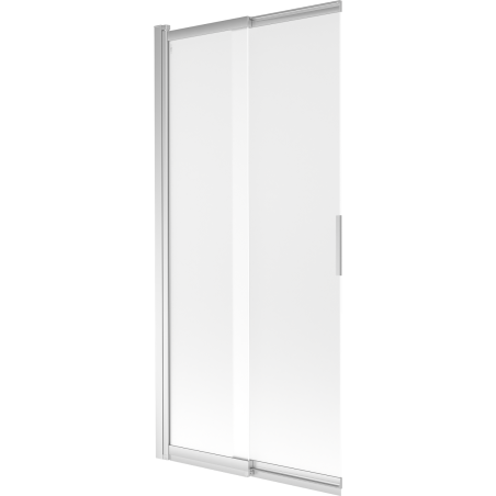 Mexen Fox 2-dalių stumdomas vonios pertvaras 85 x 150 cm, matinis, chromas - 891-085-002-01-30