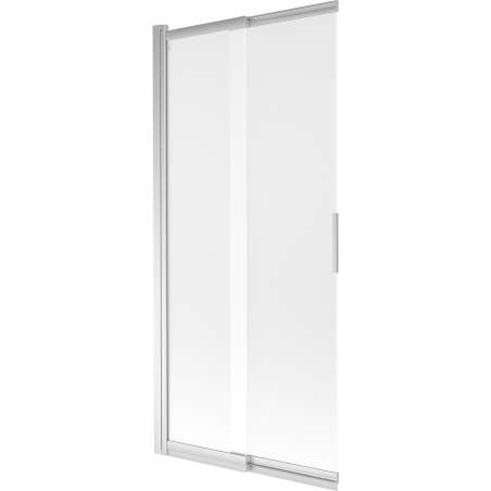Mexen Fox vonios pertvara 2 dalių stumdomas 85 x 150 cm, matinė, chromas - 891-085-002-01-30