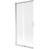Mexen Fox 2 dalių stumdomas vonios ekranas, 85 x 150 cm, matinė spalva, chromas - 891-085-002-01-30
