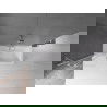 Mexen Velar 2 judamųjų dalių vonios sienelė Stumdomas 70 x 150 cm, Skaidrus, chromo - 896-070-000-01-01