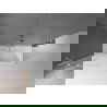 Mexen Velar 2 judamųjų dalių vonios sienelė Stumdomas 85 x 150 cm, Skaidrus, chromo - 896-085-000-01-01