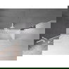 Mexen Velar 2 judamųjų dalių vonios sienelė Stumdomas 70 x 150 cm, Skaidrus, Balta - 896-075-000-01-20
