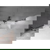 Mexen Velar 2 judamųjų dalių vonios sienelė Stumdomas 70 x 150 cm, Skaidrus, Juoda - 896-070-000-01-70