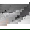 Mexen Velar 2 judamųjų dalių vonios sienelė Stumdomas 120 x 150 cm, Skaidrus, Juoda - 896-120-000-01-70