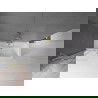 Mexen Velar 2 judamųjų dalių vonios sienelė Stumdomas 70 x 150 cm, Skaidrus, šlifuotas auksas - 896-070-000-01-55
