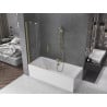 Mexen Velar vonios kambario pertvara 2 dalių stumdomas 90 x 150 cm, permatomas, auksinis šlifuotas - 896-090-000-01-55