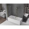 Mexen Velar vonios durys 2-jų dalių stumdomos 120 x 150 cm, permatomos, auksinės šlifuotos - 896-120-000-01-55