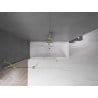 Mexen Velar vonios durys 2-jų dalių stumdomos 120 x 150 cm, permatomos, auksinės šlifuotos - 896-120-000-01-55