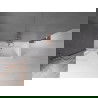 Mexen Velar 2 judamųjų dalių vonios sienelė Stumdomas 70 x 150 cm, Skaidrus, Rožinio aukso - 896-070-000-01-60