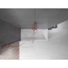 Mexen Velar 2-dalių vonios ekrano slankiojama 90 x 150 cm, skaidri, rožinio aukso - 896-090-000-01-60