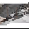 Mexen Velar 2 judamųjų dalių vonios sienelė Stumdomas 130 x 150 cm, Skaidrus, Rožinio aukso - 896-130-000-01-60