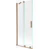 Mexen Velar 2 dalių stumdomas vonios ekranas 85 x 150 cm, skaidrus, šlifuotas varis - 896-085-000-01-65