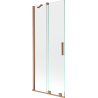 Mexen Velar vonios pertvara, 2-jų dalių slankiojanti, 85 x 150 cm, skaidri, šlifuotas varis - 896-085-000-01-65