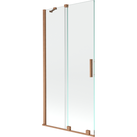 Mexen Velar vonios ekrane dviaukščiu stumdomu 95 x 150 cm, skaidrus, šepečiuota varis - 896-095-000-01-65