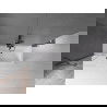 Mexen Velar 2 judamųjų dalių vonios sienelė Stumdomas 70 x 150 cm, Skaidrus, gun gray šlifuotas - 896-070-000-01-66