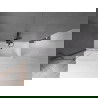 Mexen Velar 2 judamųjų dalių vonios sienelė Stumdomas 90 x 150 cm, Skaidrus, gun gray šlifuotas - 896-090-000-01-66