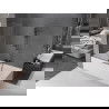 Mexen Velar 2 judamųjų dalių vonios sienelė Stumdomas 140 x 150 cm, Skaidrus, gun gray šlifuotas - 896-140-000-01-66