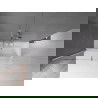 Mexen Velar 2 judamųjų dalių vonios sienelė Stumdomas 160 x 150 cm, Skaidrus, chromo - 896-160-000-01-01