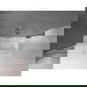 Mexen Velar 2 judamųjų dalių vonios sienelė Stumdomas 170 x 150 cm, Skaidrus, chromo - 896-170-000-01-01
