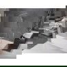 Mexen Velar 2 judamųjų dalių vonios sienelė Stumdomas 180 x 150 cm, Skaidrus, chromo - 896-180-000-01-01
