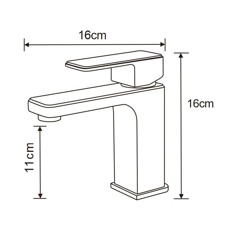 Mexen Cetus praustuvo maišytuvas, auksinis - 744300-50