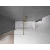Mexen Velar dvivėris stumdomas vonios ekranas 170 x 150 cm, skaidrus, auksinis - 896-170-000-01-50