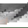 Mexen Velar 2 judamųjų dalių vonios sienelė Stumdomas 160 x 150 cm, Skaidrus, Juoda - 896-160-000-01-70