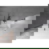 Mexen Velar 2 judamųjų dalių vonios sienelė Stumdomas 150 x 150 cm, Skaidrus, gun gray šlifuotas - 896-150-000-01-66