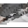 Mexen Velar 2 judamųjų dalių vonios sienelė Stumdomas 170 x 160 cm, Skaidrus, gun gray šlifuotas - 896-170-000-01-66