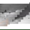 Mexen Velar 2 judamųjų dalių vonios sienelė Stumdomas 170 x 160 cm, Skaidrus, gun gray šlifuotas - 896-170-000-01-66