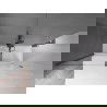 Mexen Velar 2 judamųjų dalių vonios sienelė Stumdomas 180 x 160 cm, Skaidrus, gun gray šlifuotas - 896-180-000-01-66
