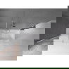 Mexen Velar 2 judamųjų dalių vonios sienelė Stumdomas 150 x 150 cm, Skaidrus, chromo - 896-150-000-01-01