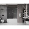 Mexen Velar Duo vonios pertvara, 2-dalių, stumiama 140 x 150 cm, permatoma, chromas - 896-140-000-02-01