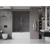 Mexen Velar Duo vonios pertvara, 2-dalių, stumiama 140 x 150 cm, permatoma, chromas - 896-140-000-02-01