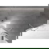 Mexen Velar Duo 2 judamųjų dalių vonios sienelė Stumdomas 140 x 150 cm, Skaidrus, chromo - 896-140-000-02-01