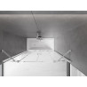 Mexen Velar Dviguba vonios ekranas, 2 dalių, stumdomas 160 x 150 cm, skaidrus, chromuotas - 896-160-000-02-01