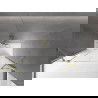 Mexen Velar Duo vonios ekrano dviejų dalių stumdomas 150 x 150 cm, skaidrus, šlifuotas auksinis - 896-150-000-02-55