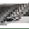 Mexen Velar Duo vonios kambario pertvara 2-durų slankiojanti 160 x 150 cm, skaidri, šautuvo pilka šlifuota - 896-160-000-02-66