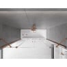 Mexen Velar Duo 2 judamųjų dalių vonios sienelė Stumdomas 170 x 150 cm, Skaidrus, Rožinio aukso - 896-170-000-02-60