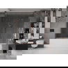Mexen Velar Duo vonios uždanga 2-dalių slankiojama 200 x 150 cm, skaidri, rožinis auksas - 896-200-000-02-60
