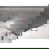 Mexen Velar Duo 2 judamųjų dalių vonios sienelė Stumdomas 200 x 150 cm, Skaidrus, varis šlifuotas - 896-200-000-02-65