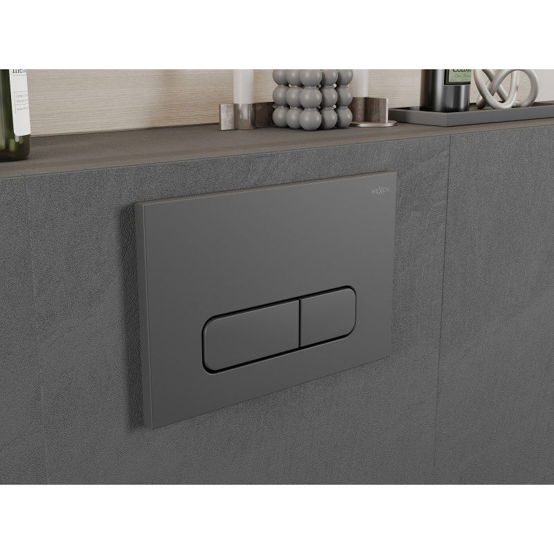 Mexen Fenix 02 praplovimo mygtukas, pistoletinė pilka - 600266