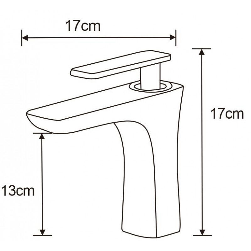 Mexen Indus kriauklės čiaupas, chromas - 744600-00