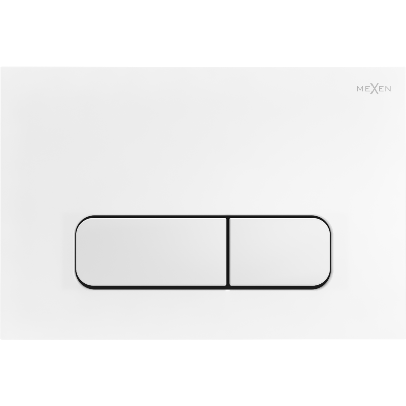 Mexen Fenix 02 nuleidimo mygtukas, matinis baltas - 600220