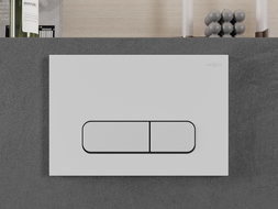 Mexen Fenix 02 nuleidimo mygtukas, matinis baltas - 600220