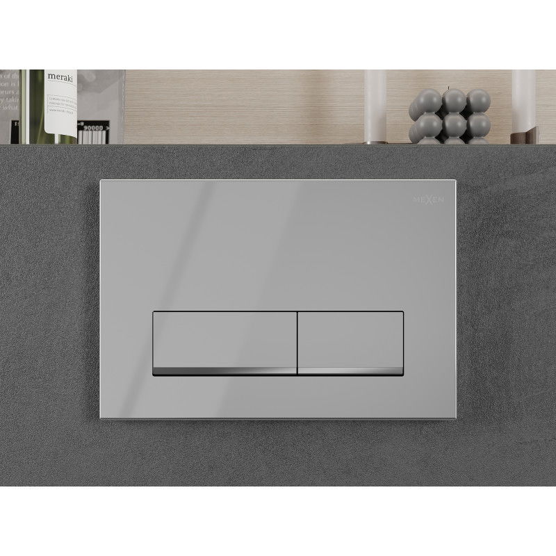 Mexen Fenix 12 nuleistuvo mygtukas, blizgus chromas - 601201